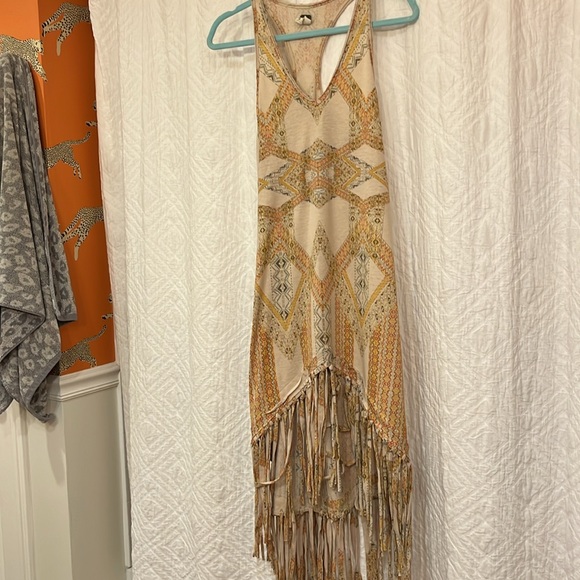 Free People Mauna Loa Fringe Dress - Picture 2 of 8